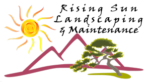 Logo, Rising Sun Landscaping & Maintenance